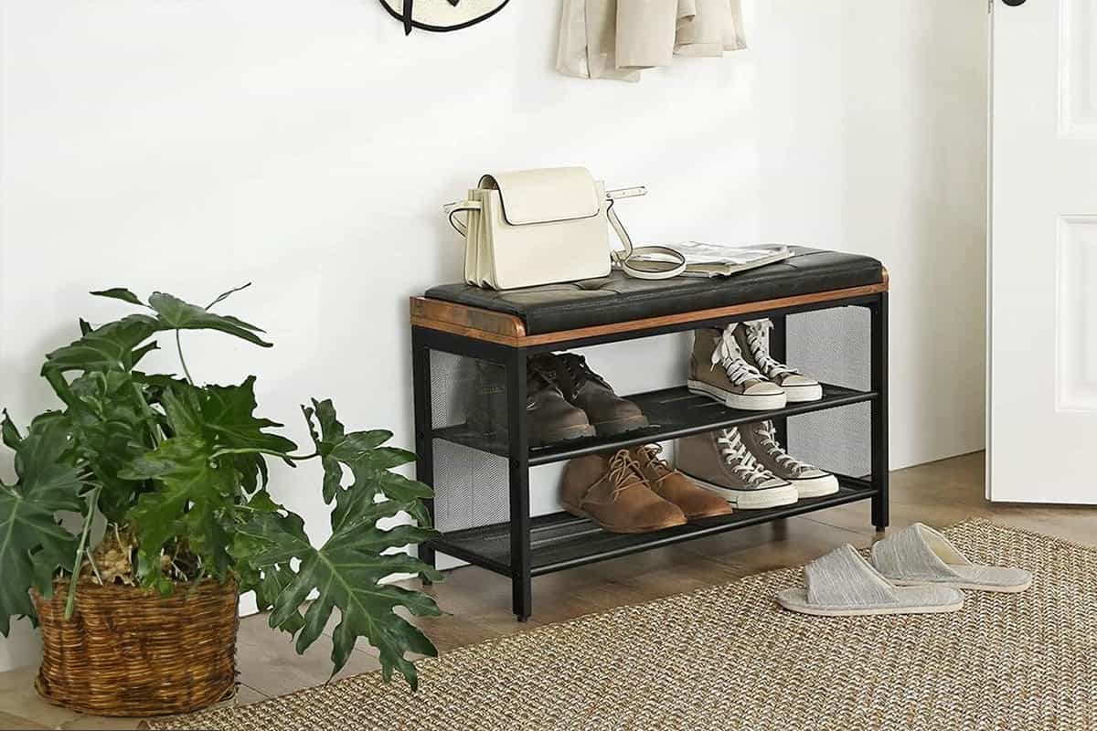 banc a chaussure et rangement