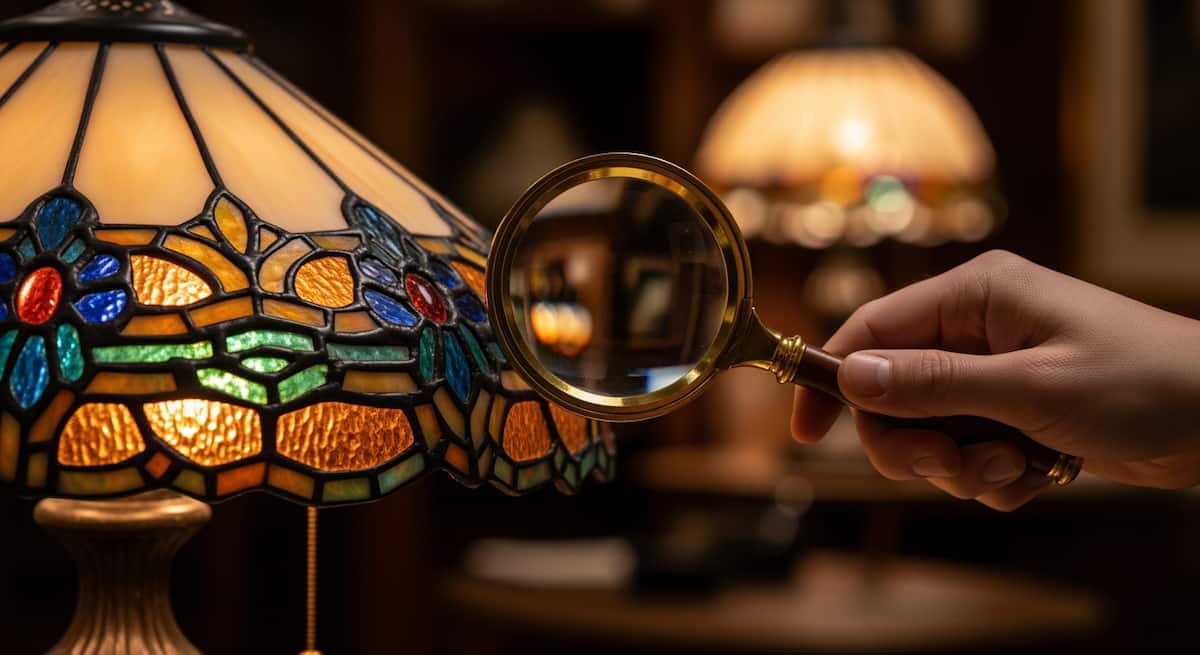 Authentifier une lampe Tiffany : les détails qui ne trompent pas