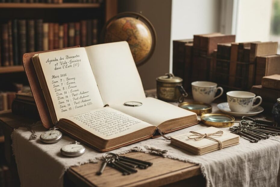 Agenda des Brocantes et Vide-Greniers dans l'Eure (27) : Mars 2026