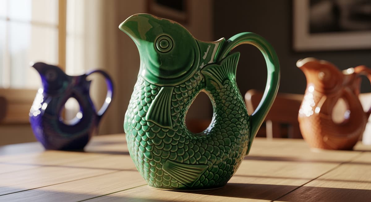 Tout savoir sur la Carafe Glouglou : Histoire, prix et guide d’achat pour chiner ce pichet poisson